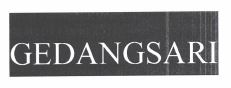 Trademark GEDANGSARI