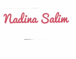 Trademark Nadina Salim