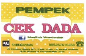 Trademark PEMPEK CEK DADA