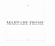 Trademark MARTABE FRESH