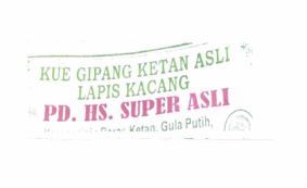 Trademark PD. HS Super Asli