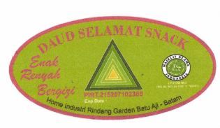 Trademark DAUD SELAMAT SNACK