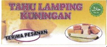 Trademark Tahu Lamping Kuningan + Logo