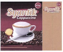 Trademark KISS SYANTIK CAPPUCINO + LOGO