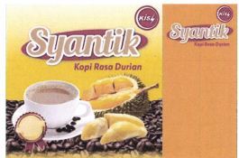 Trademark KISS SYANTIK KOPI RASA DURIAN + LOGO