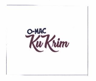 Trademark O-MAC KU KRIM