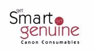 Trademark get Smart get genuine Canon Consumables + Lukisan