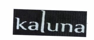 Trademark KALUNA