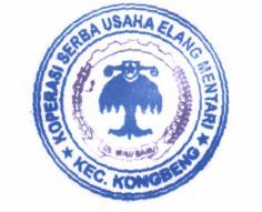 Trademark KOPERASI SERBA USAHA "ELANG MENTARI" + LOGO