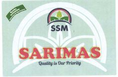 Trademark LOGO SSM + SARIMAS