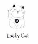 Trademark LUCKY CAT + Lukisan