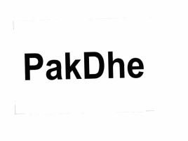 Trademark PAKDHE