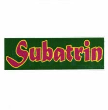 Trademark SUBATRIN