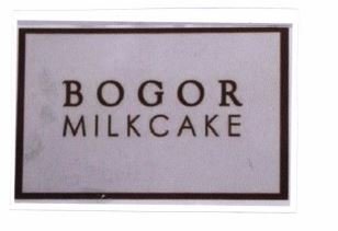 Trademark BOGOR MILKCAKE + LOGO