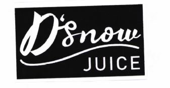 Trademark D'SNOW JUICE