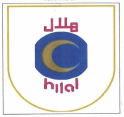 Trademark "HILAL" + LOGO M