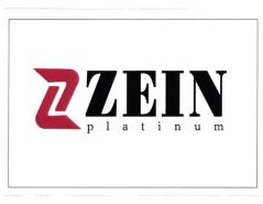 Trademark ZEIN platinum + LOGO