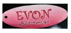 Trademark EVON Be Evon be your style + lukisan