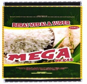 Trademark BERAS KEPALA SUPER MEGA BERAS DAN LUKISAN