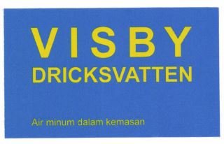 Trademark VISBY DRICKSVATTEN