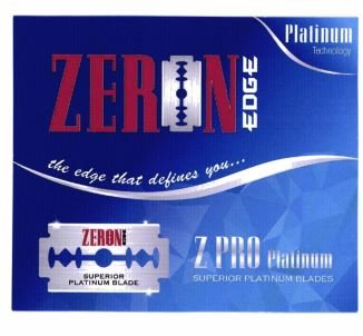 Trademark ZERON EDGE Z PRO SUPERIOR PLATINUM