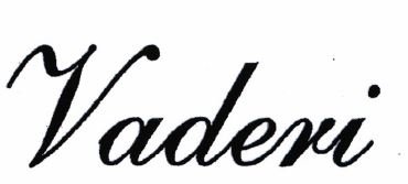 Trademark VADERI