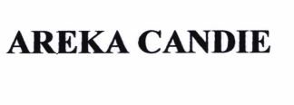 Trademark AREKA CANDIE