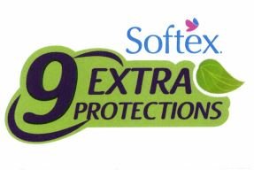 Trademark SOFTEX 9 EXTRA PROTECTIONS