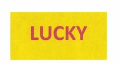 Trademark LUCKY