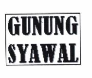 Trademark GUNUNG SYAWAL