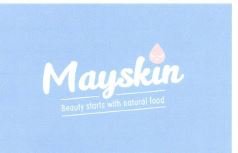 Trademark Mayskin + lukisan logo water drop pink