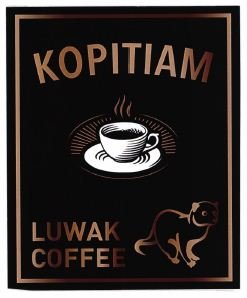 Trademark KOPITIAM LUWAK COFFEE