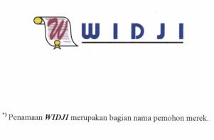 Trademark WIDJI + lukisan (logo)