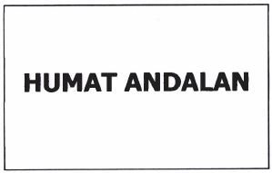 Trademark HUMAT ANDALAN