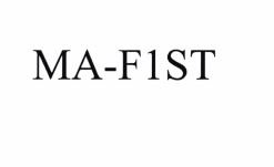 Trademark MA-F1ST