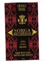 Trademark Orange Spark Sorga Bali Chocolate + Logo/Lukisan