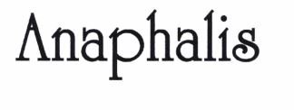 Trademark ANAPHALIS