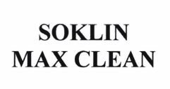 Trademark SOKLIN MAX CLEAN