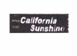 Trademark California Sunshine + Logo