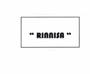 Trademark RINNISA