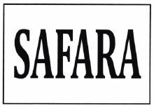 Trademark SAFARA