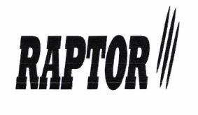 Trademark RAPTOR + LOGO