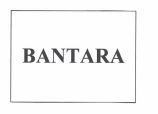 Trademark BANTARA