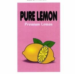 Trademark PURE LEMON Premium Lemon + LUKISAN