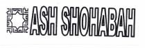 Trademark ASH SHOHABAH + Logo