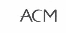 Trademark ACM