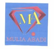 Trademark MULIA ABADI + LOGO MA BY SK