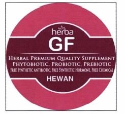 Trademark HERBA GF + LOGO