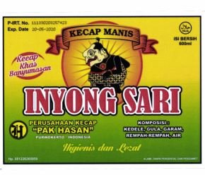 Trademark KECAP INYONG SARI