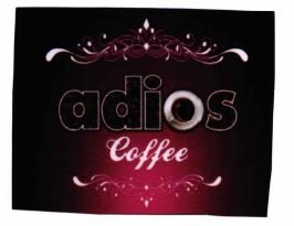 Trademark Adios Coffee +LOGO